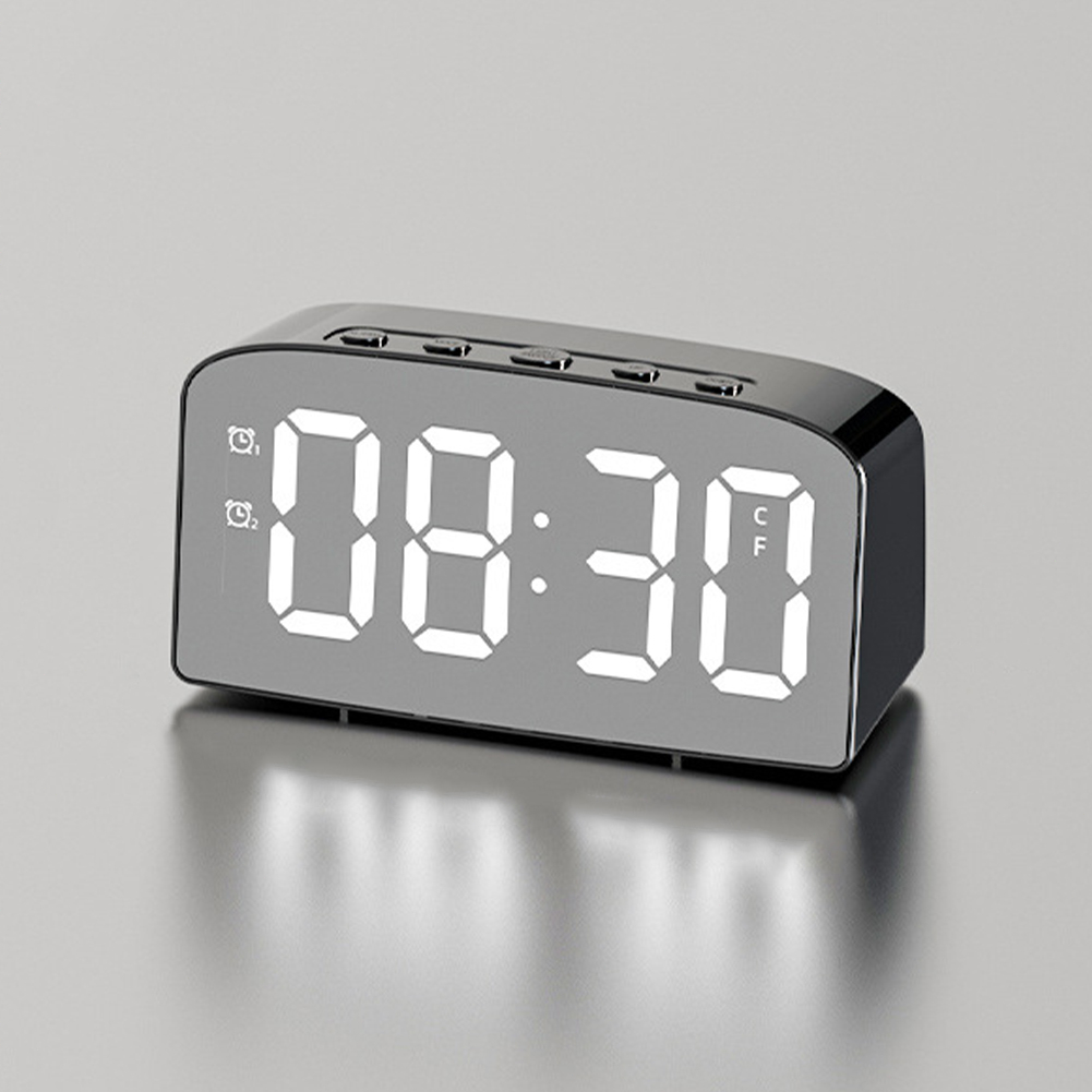 พร้อมส่ง-นาฬิกา-นาฬิกาตั้งโต๊ะ-led-นาฬิกาตั้งโต๊ะ-นาฬิกาปลุก-การตรวจจับอุณหภูมิ-ชาร์จ-usb-digital-alarm-clock