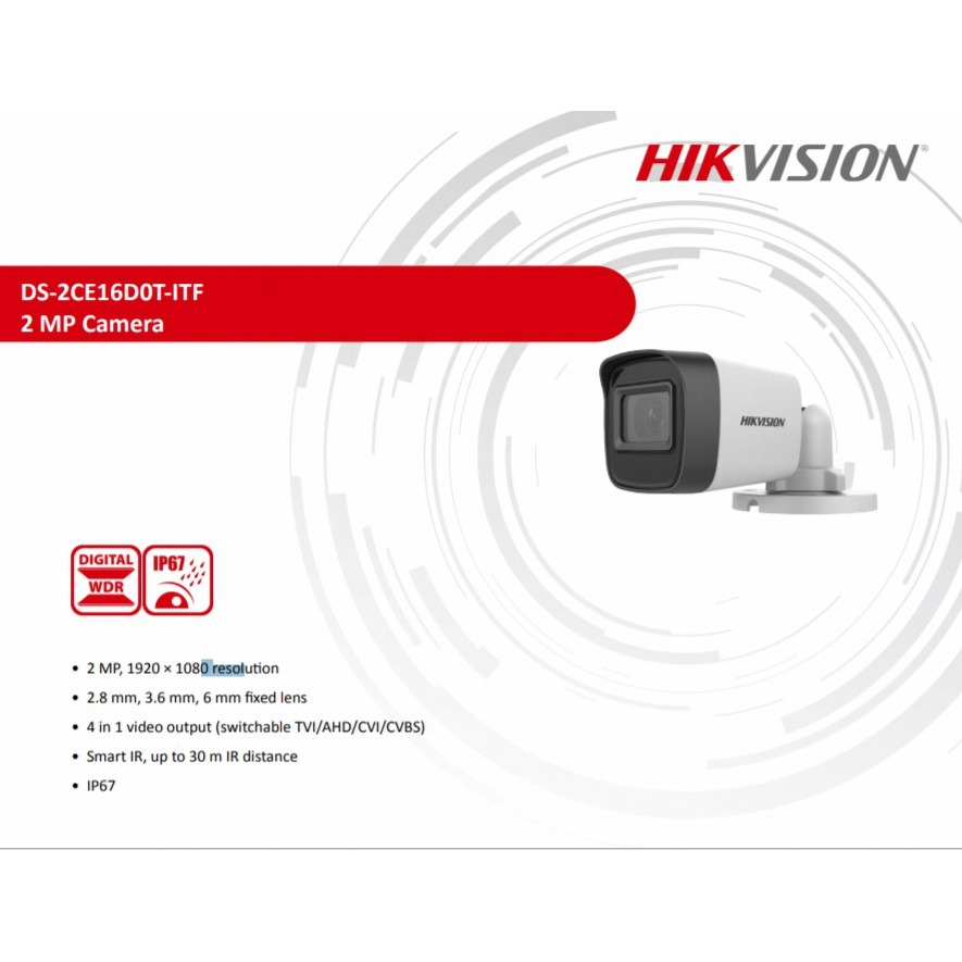 akira-tech-กล้องวงจรปิด-hik-vision-รุ่น-ds-2ce16d0t-itf-เลนส์-2-8-ความละเอียด-2-ล้านพิกเซล-1080p