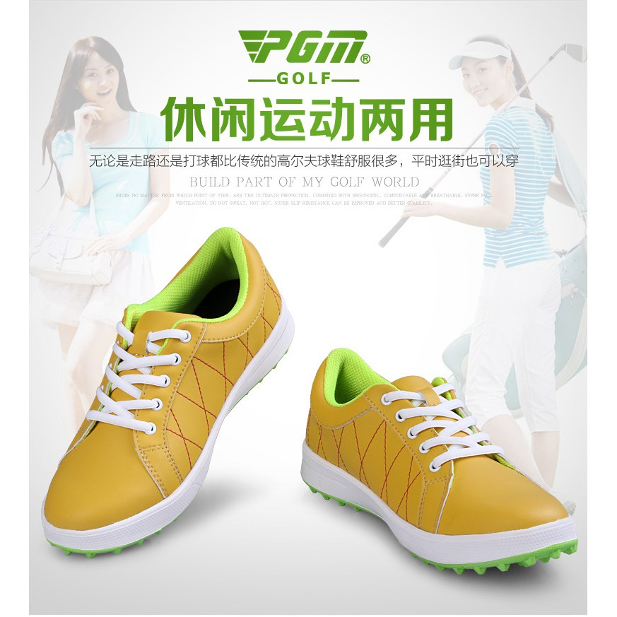 รองเท้ากอล์ฟ-สำหรับสุภาพสตรี-pgm-มีหลายแบบหลายรุ่น-xz025-xz029-xz032-xz033-xz036-xz050