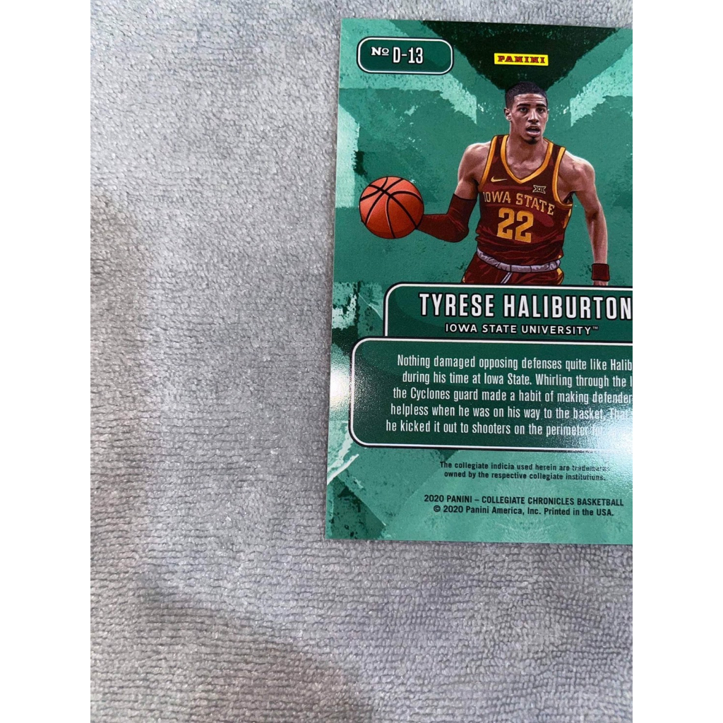 โซนฝากขายการ์ด-2020-21-collegiate-chronicles-downtown-tyrese-haliburton