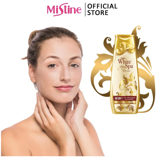 โลชั่นบำรุงผิว-mistine-white-spa-swiss-gold-serum-lotion-200ml