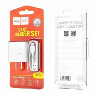 Hoco C72 อะแดปเตอร์ชาร์จ+สายชาร์จ USB Type-C ชาร์จได้ทั้ง Smartphone แอนดรอยด์ และอุปกรณ์ Electroics ต่างๆ (280566T)