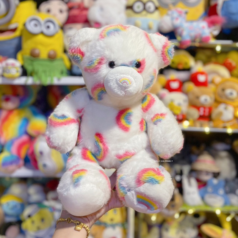 หมีบิ้วอะแบร์สายรุ้ง-หายากม้ากกก-build-a-bear