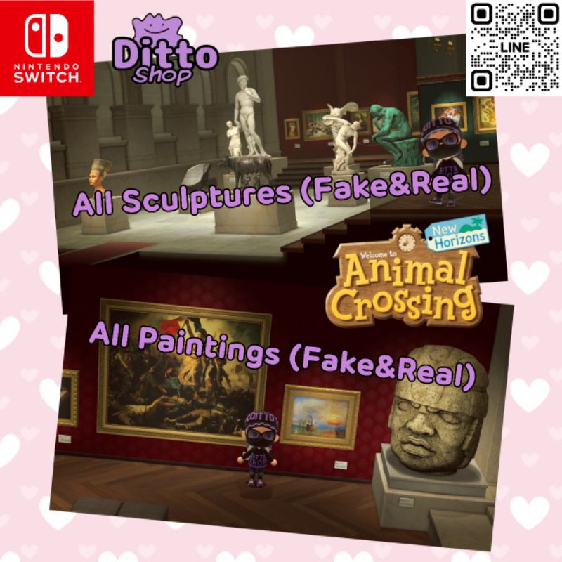 Animal Crossing New Horizons Paintings & Sculptures (NSW) Shopee Thailand