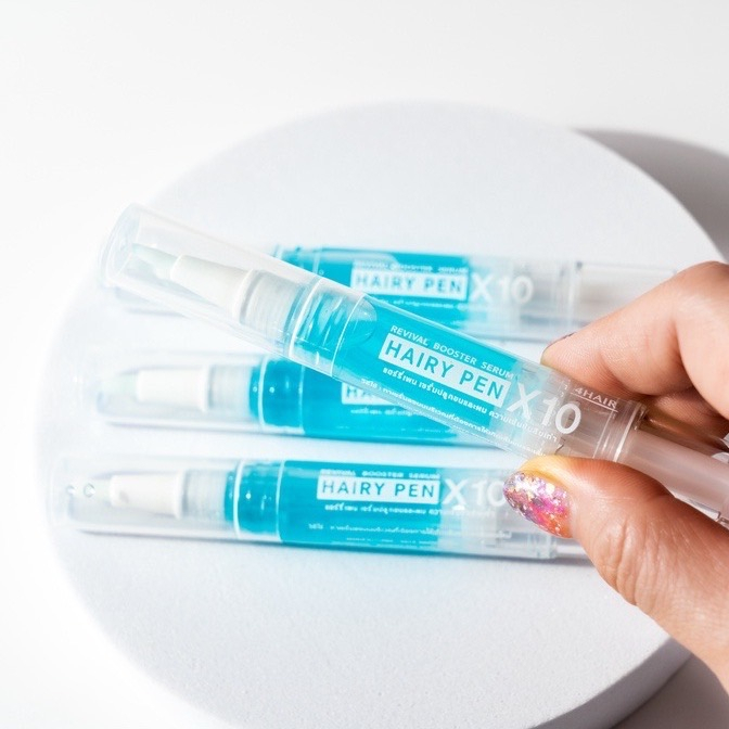 เซรั่มปลูกผม-hairy-pen-booster-x10-สร้างเส้นผมเกิดใหม่-กระตุ้นเซลล์รากผม