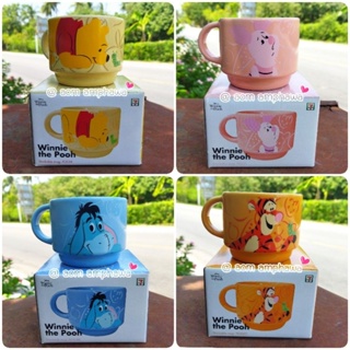 ♨️ #สามารถนำเข้าไมโครเวฟได้                                     🥤แก้วมัค สุดเลิฟ Winnie the Pooh 🍯#พรีเมี่ยม 7-eleven