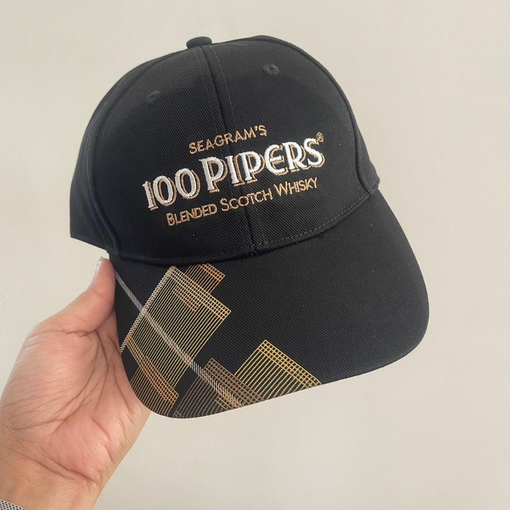 พร้อมส่ง-หมวก-100-pipers-หมวกพรีเมียม-สินค้าพรีเมียม-หมวกแก๊ปกันแดด