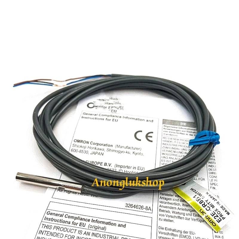 e2e-cr8b1-proximity-switch-12-24v-m4-ระยะจับ-0-8มิล-ชนิด-pnp-no