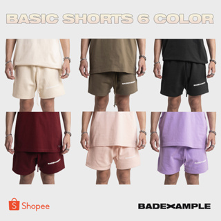 Bad example Summer Sweat Shorts(แบดเอ็กแซมเพิล กางเกงขาสั้นแพนท์ คอลเล็คชั่นซัมเมอร์ 6สี)