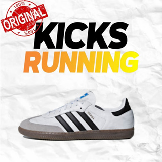 adidas originals Samba OG Black black grey style Running shoes ของแท้ 100 %