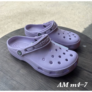 รองเท้าแบบสวมผู้หญิงรองเท้าลำลองcrocs งานmirror สินค้าตรงปก 100%