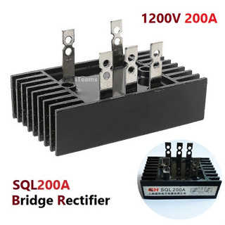 SQL200A 1200V Power Diode 200A High Power 3 Phase Rectifier iTeams DIY โมดูลไดโอด 3 เฟส กันย้อน ระบบโซล่าเซลล์ แบตเตอรี่