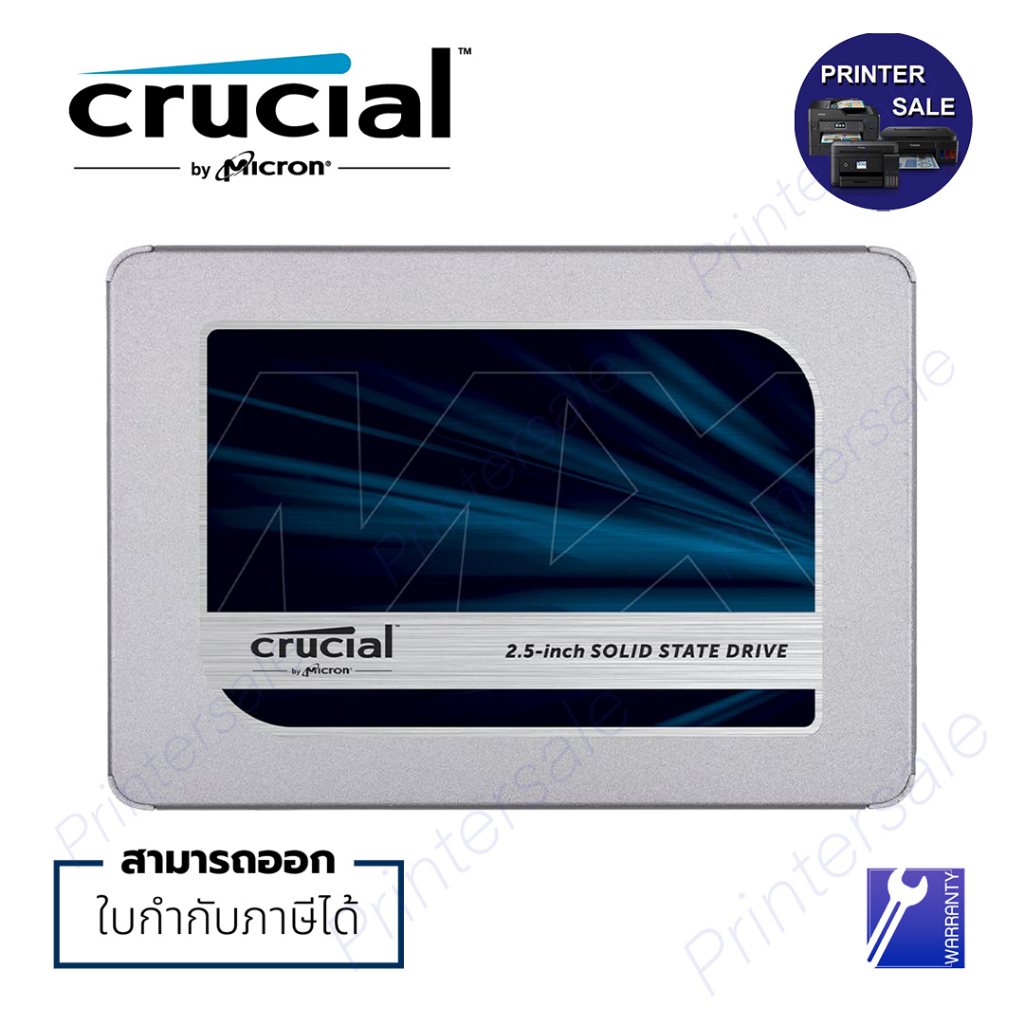 CT500MX500SSD1 Crucial MX500 SSD 500GB SATA 2.5 7mm | Shopee Thailand