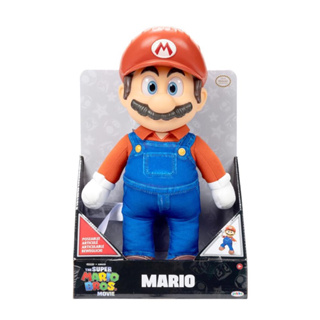 Super Mario Movie 12" Roto Plush Mario ตุ๊กตาซุปเปอร์มาริโอ้