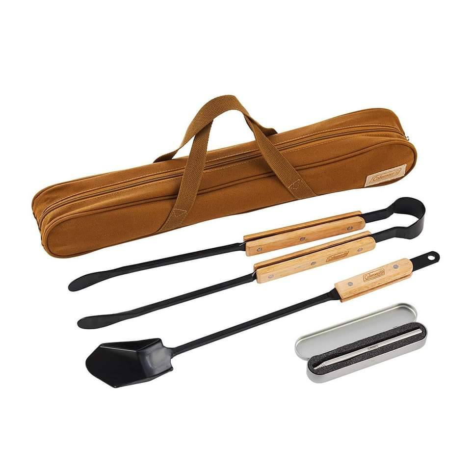 Coleman JP Bonfire Tool Set ชุดเครื่องมือสำหรับกองไฟ | Shopee Thailand