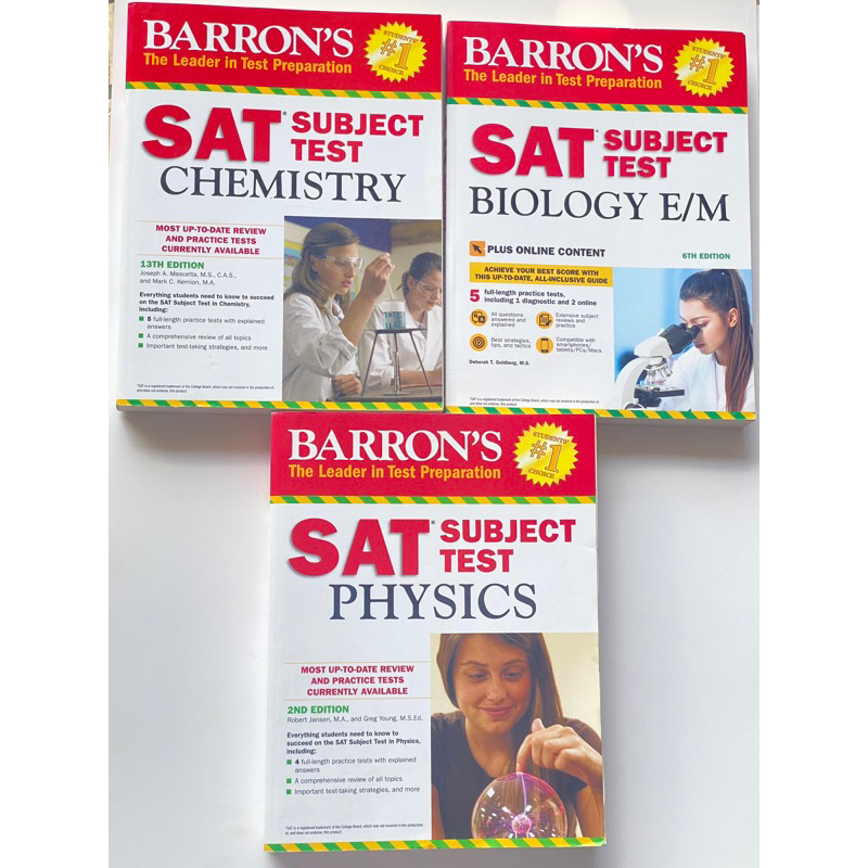 หนังสือ SAT ชุด BARRON’S (เล่มจริง) | Shopee Thailand