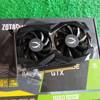 การ์ดจอZOTAC GAMING GEFORCE GTX1660 SUPER 6GB GDDR6& 192 bit ครบกล่อง