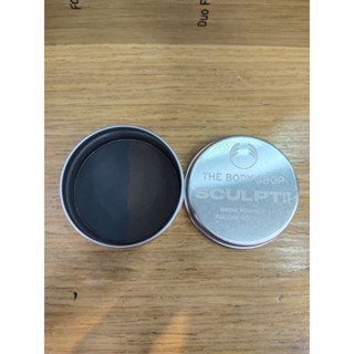 THE BODY SHOP SCULPT IT BROW POWDER SHADE:BLACK 3G