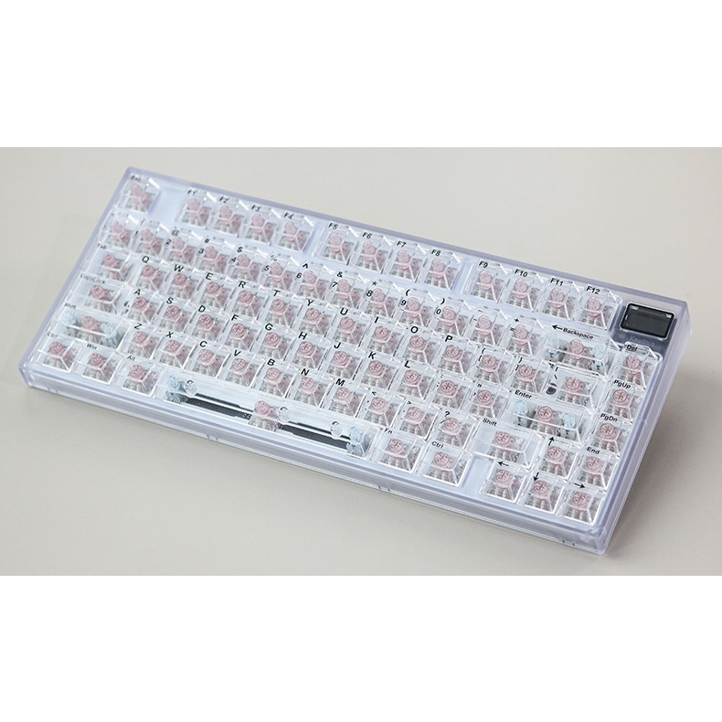 case NJ81 New Version สีขาว / สีฟ้า / สีใส keydous upper case white ...