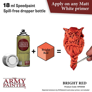 🔥มีของพร้อมส่ง🔥 Army Painter Speedpaint 2.0 Bright Red 18ml AP-WP2058 สีทาโมเดล สีอะคริลิคสูตรน้ำ Water Based Acrylic