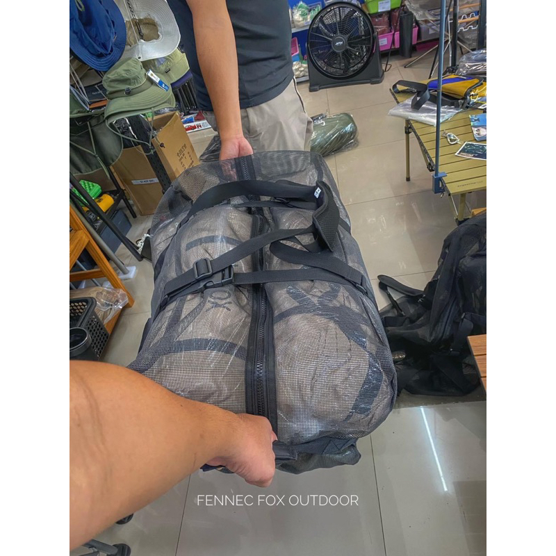 madfox-aqua-cargo-bag-80l-กระเป๋าเดินทางแบบตะข่าย-พับเก็บได้