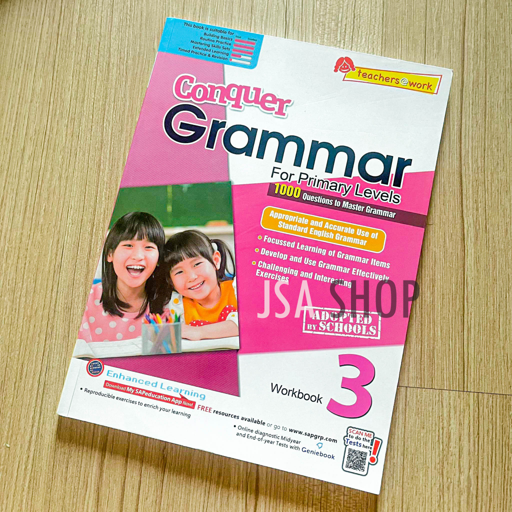 🔥พร้อมส่ง/มีของในไทย🔥หนังสือ Conquer Grammar For primary levels เล่ม 1 ...