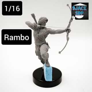 1/16 rambo ฟิกเกอร์ เรซิ่น แลมโบ้ moive resin