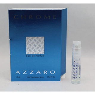 ✅พร้อมส่ง ✅แท้ Chrome Eau de Parfum Azzaro 1.2ml