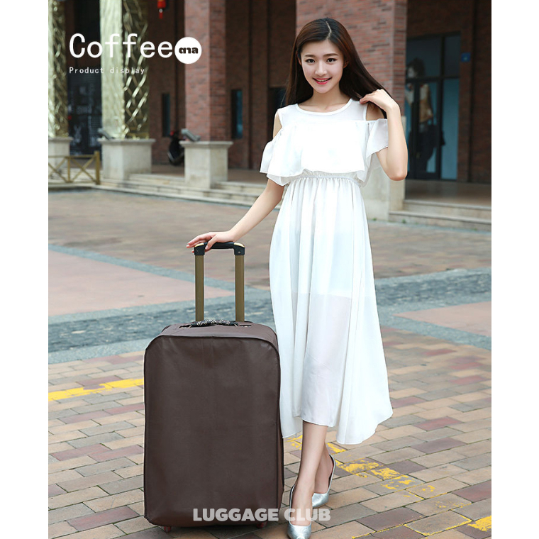 พร้อมส่ง-ถูกสุด-ผ้าคลุมกระเป๋าเดินทาง-ถุงคลุมกระเป๋าเดินทาง-luggage-cover