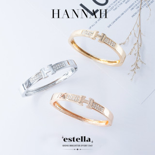 estella- กำไลข้อมือ รุ่น Hannah กำไล กำไลข้อมือแฟชั่น ผู้หญิง เครื่องประดับแฟชั่น ประดับเพชร กำไลคู่รัก