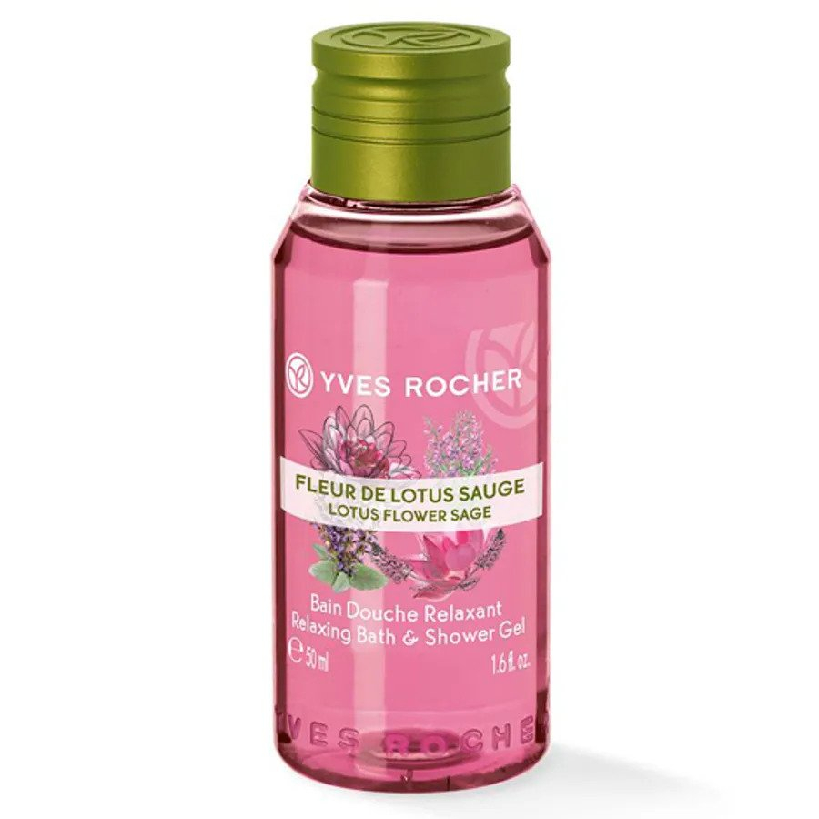 Yves Rocher Relaxing Bath & Shower Gel (50ml) Shopee Thailand