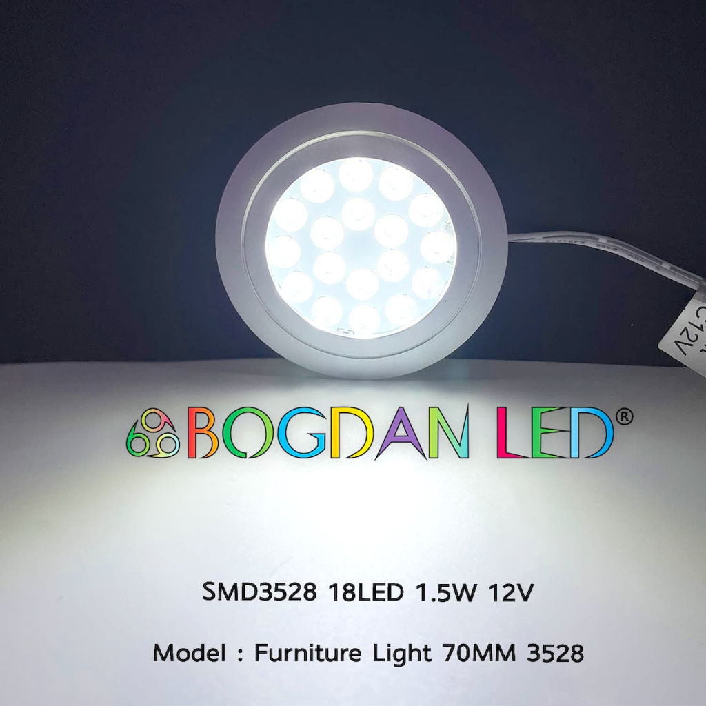 led-furniture-light-18led-3528smd-1-5w-70mm-12v-สำหรับตกแต่งภายนอก-ภายในอาคาร-ไฟติดตู้โชว์-มีสีขาว-สีวอมไวท์-หน้าใส