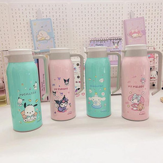 🎀 #พร้อมส่ง 💥#ราคาถูกทีสุด💥 เหยือกสแตนเลส 304 ลาย My Melody เก็บความร้อน ความเย็น ไซส์ใหญ่จุใจ1.5ลิตร