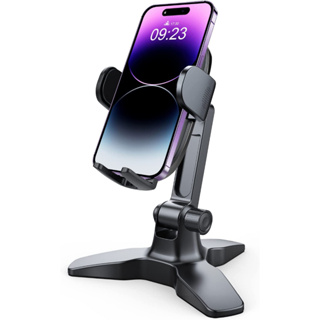OQTIQ Cell Phone Stand for Desk, Adjustable Phone Stand with 360 Degree Rotation, Heavy Duty Cell Phone Holder