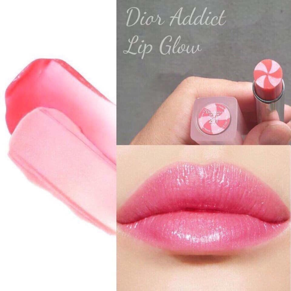 beauty-siam-แท้ทั้งร้าน-แบ่งขายลิปโกลว์-dior-addict-lip-glow-สี-201-pink