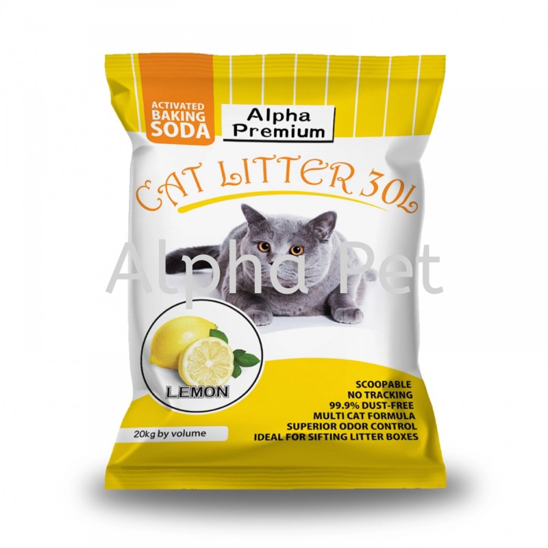 ทรายแมว 30 ลิตร 20 กิโลกรัม Eco 20kg Baking Soda Cat Litter Shopee