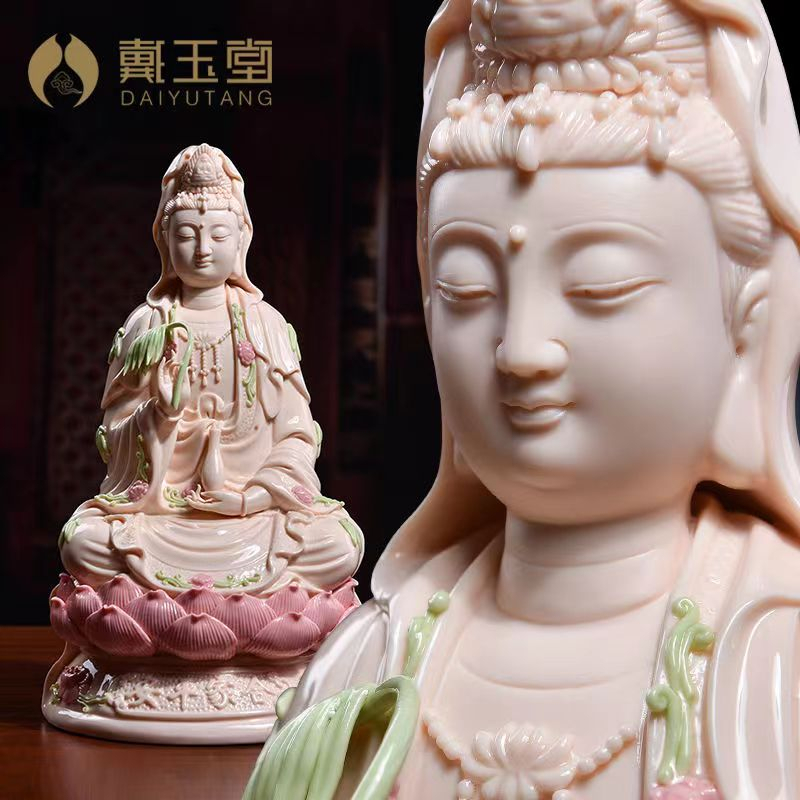 dayutang-guanyin-พระโพธิสัตว์กวนอิม-เจ้าแม่กวนอิมปางประทานพร-นั่งถือแจกันกับกิ่งหลิว-เจ้าแม่กวนอิมนั่ง