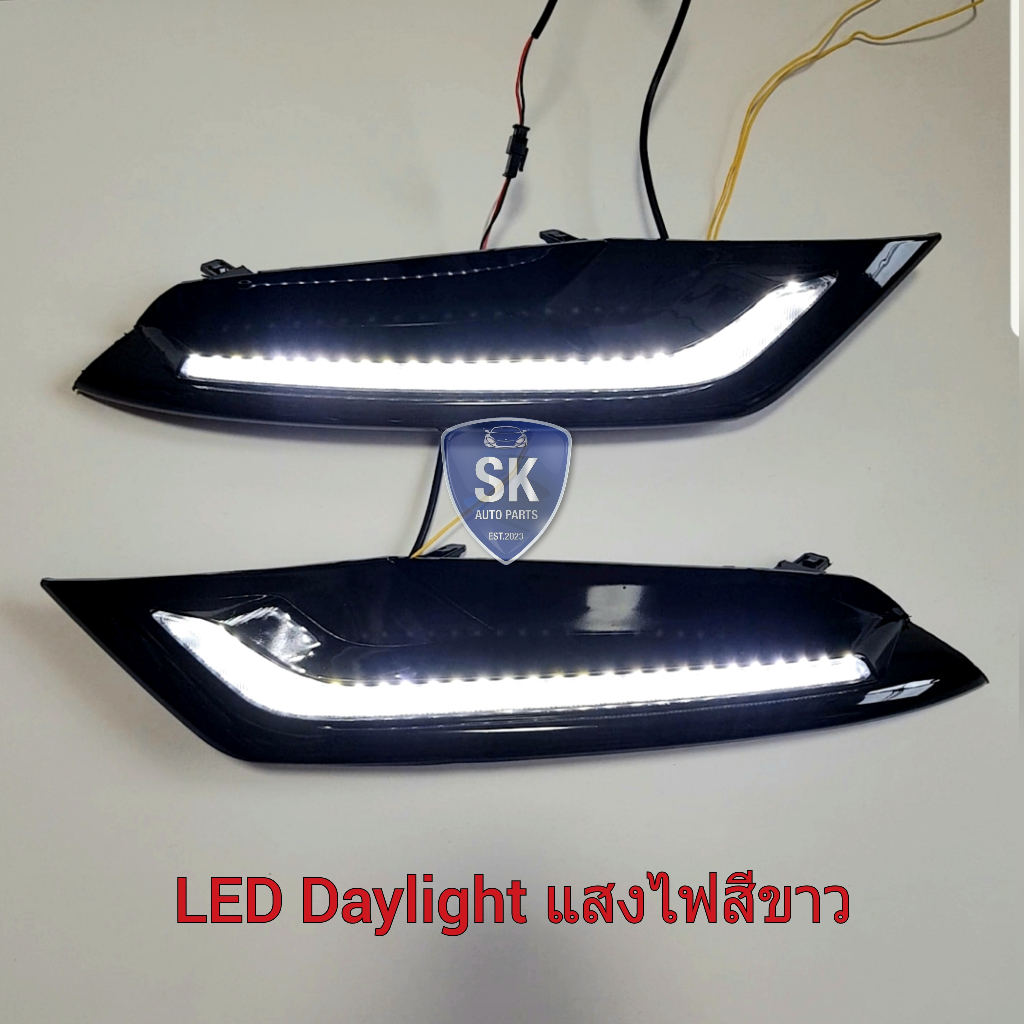 ไฟเดย์ไลท์มาสด้า3 มีไฟเลี้ยววิ่งในตัว LED Daylight DRL Mazda3 2019 2020 ...