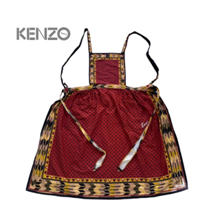 Kenzo paris ผ้ากันเปื้อนลายโบฮีเมียน เคนโซ่