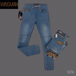 กางเกงยีนส์ ทรง slim ยืดนุ่ม ยี่ห้อWINMAN มีหลายสี เอว28-42ราคาถูก