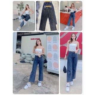 กางเกงยีนส์ ขากระบอก ผ้าด้าน (ผ้าไม่ยืด) #ssb395 📌มีไซด์ S M L XL👇👇รายละเอียดไซส์ อ่านได้ที่ใต้โพสย์👇👇