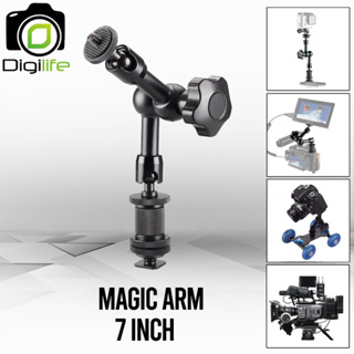 Magic Arm 7 นิ้ว แขนต่อเพิ่มอุปกรณ์เสริม สกรู 1/4 นิ้ว ใช้ได้ทั้ง กล้อง, LED, จอ Monitor, Microphone, ขา Flash ฯลฯ