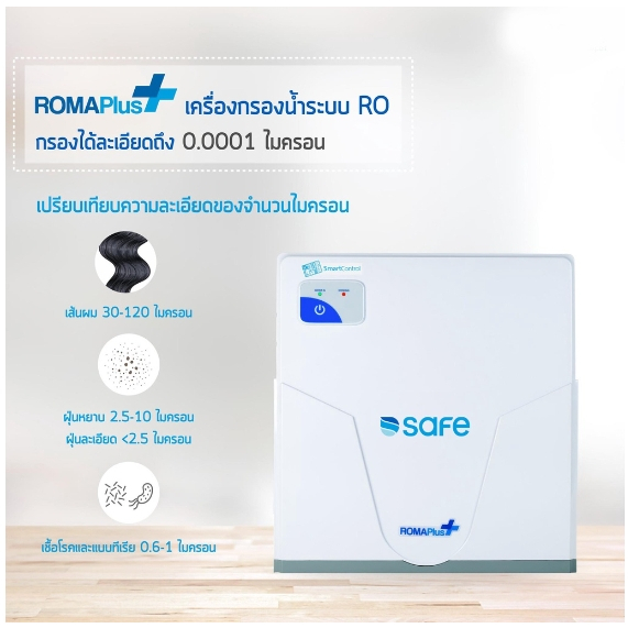 safe-เครื่องกรองน้ำดื่ม-6-ขั้นตอน-ระบบ-ro-รุ่น-roma-plus-ติดตั้งฟรี-เหมาะสำหรับกรองน้ำประปา-น้ำบาดาล-กร่อย