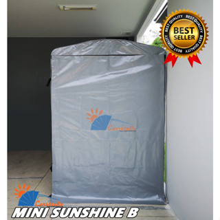 โรงจอดรถมอเตอร์ไซค์พับได้ CARSBRELLA รุ่น MINI SUNSHINE B สำหรับรถมอเตอร์ไซค์ขนาดเล็ก ปกป้องฝุ่นและสิ่งสกปรกทุกชนิด‎