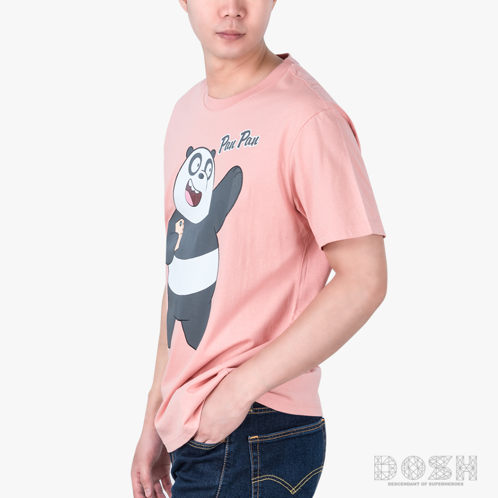 dosh-unisex-t-shirts-we-bare-bears-เสื้อยืดคอกลม-แขนสั้น-ผู้ชาย-ผู้หญิง-fbtm210902-pi