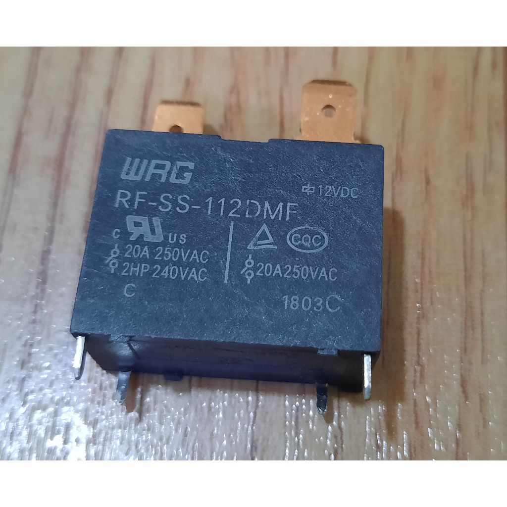 Relay RF-SS-112DMF WRG รีเลย์ 12V 20A/250V แผงวงจรไฟฟ้า | Shopee Thailand