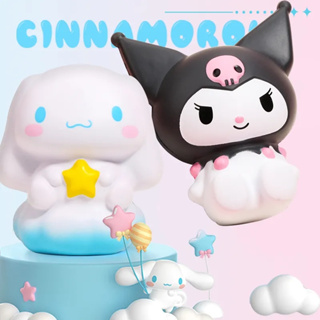 April สกุชชี่ Sanrio ของเล่นการ์ตูน Hello Kitty Cinnamoroll Kuromi Mymelody  สกุชชี่ขายด่วนจำลอง PU