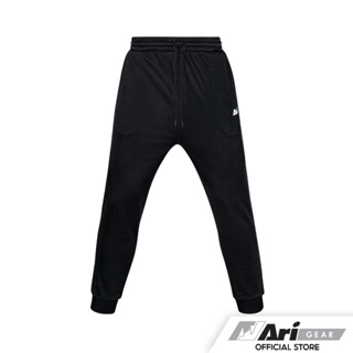 ARI TAB TRACK PANTS - BLACK/WHITE กางเกงขายาวอาริ แ็บแท็ก สีดำ
