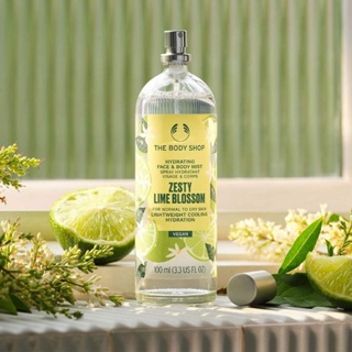 THE BODY SHOP ZESTY LIME BLOSSOM HYDRATING FACE & BODY MIST 100ML