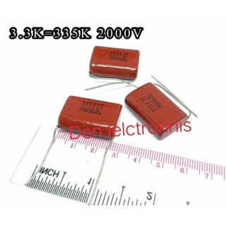 (ราคา1ตัว) Cไมล่า Capacitor ตัวเก็บประจุ คาปาซิเตอร์ 2000V ค่า 335K ส่งทุกวัน